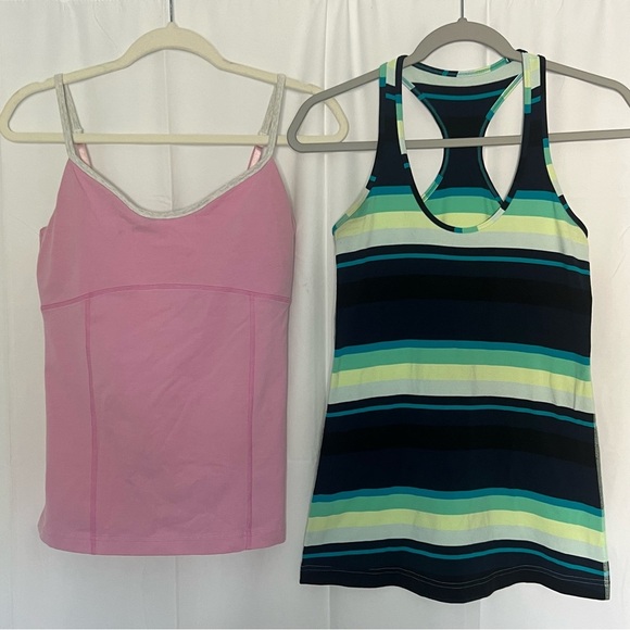Women's Lululemon lot 2 tanks, 1 racerback 1 spaghetti strap - Picture 6 of 6
